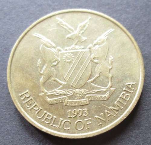$5 DOLLAR NAMIBIA 1993 COIN