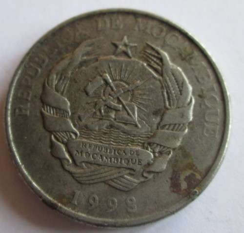 5000 METICAIS 1998 MOZAMBIQUE COIN