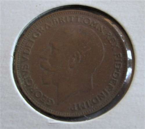 1922 FARTHING GREAT BRITAIN COIN
