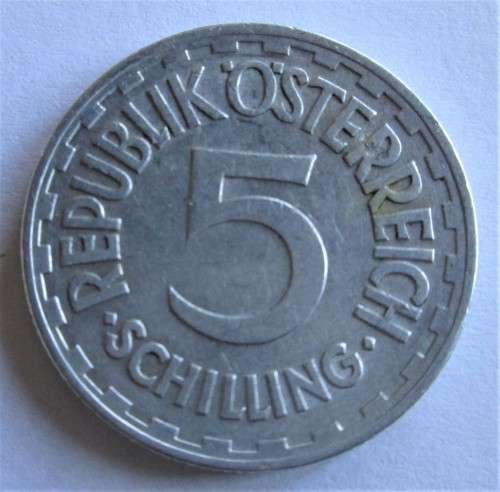 5 SHILLING 1952 OSTERREICH AUSTRIA COIN