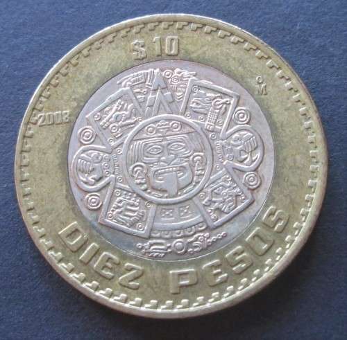 2008 DIEZ PESOS ESTADOS MEXICO COIN