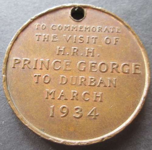 MARCH 1934 DURBAN THE ROYAL VISIT OF HRH PRINCE GEORGE