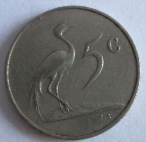 FIVE CENTS SOUTH AFRICA (LOT) 1 KILO