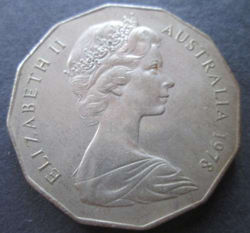 1978 FIFTY CENTS AUSTRALIA COIN