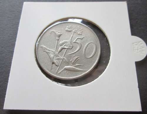 1972 FIFTY CENTS SOUTH AFRICA COIN