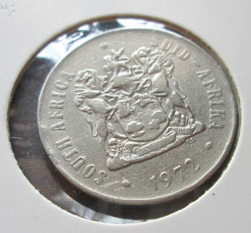 1972 FIFTY CENTS SOUTH AFRICA COIN
