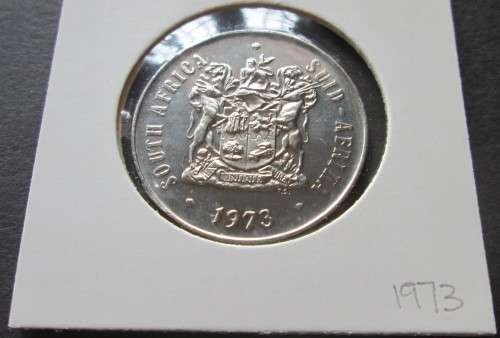1973 FIFTY CENT SOUTH AFRICA COIN