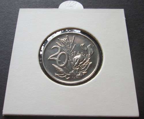 1973 TWENTY CENTS SOUTH AFRICA COIN