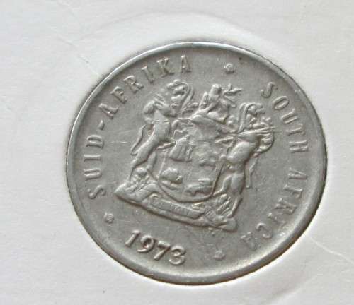 1973 FIVE CENTS SOUTH AFRICA COIN