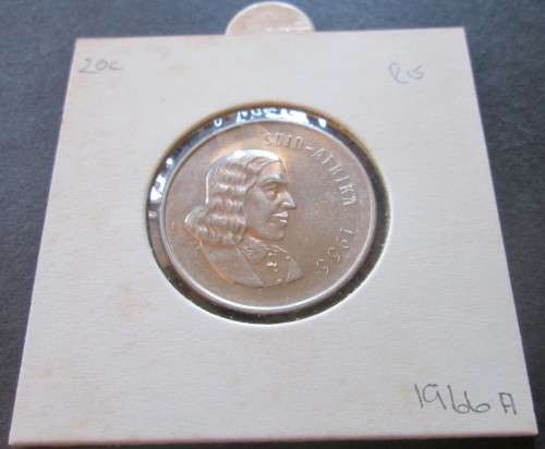 1966 TWENTY CENT SOUTH AFRICA (AFIKAANS) COIN