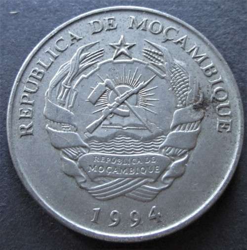 1000 METICAIS 1994 MOCAMBIQUE COIN
