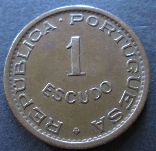 1 ESCUDO 1963 ANGOLA / PORTUGAL COIN