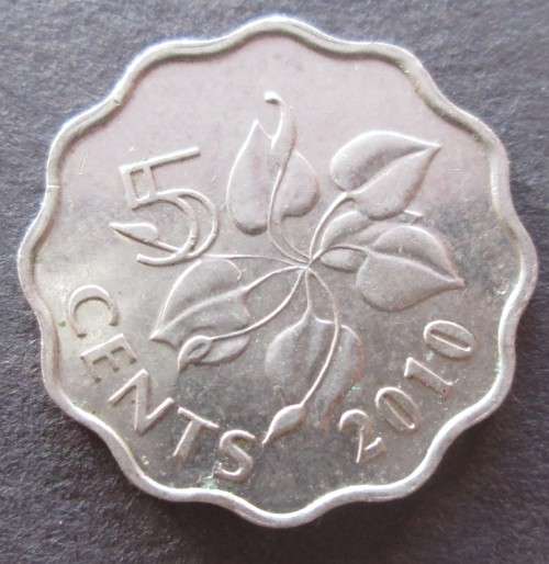 5 CENT 2010 SWAZILAND COIN