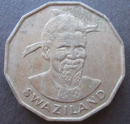 50 CENT 1986 SWAZILAND COIN