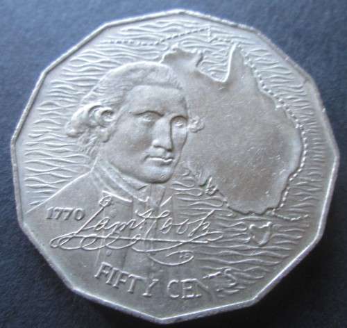 FIFTY CENTS 1970 AUSTRALIA COIN