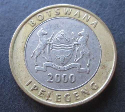 5 PULA 2000 BOTSWANA COIN