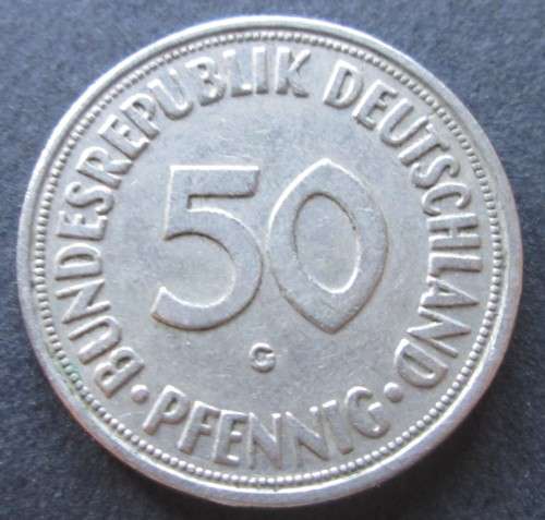 50 PFENNIG 1950 DEUTSCHLAND COIN