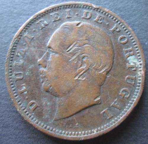 XX REIS 1883 PORTUGAL COIN