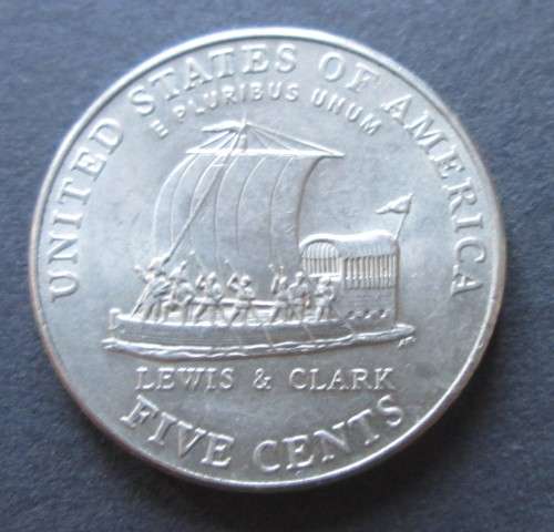 FIVE CENTS 2004 UNITED STATES OF AMERICA COIN