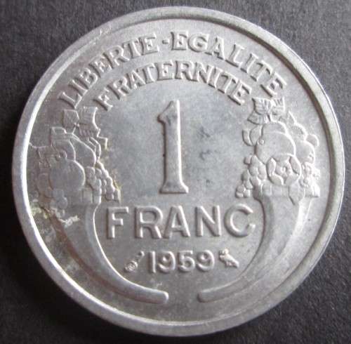FRANC 1959 FRANCE COIN - C35