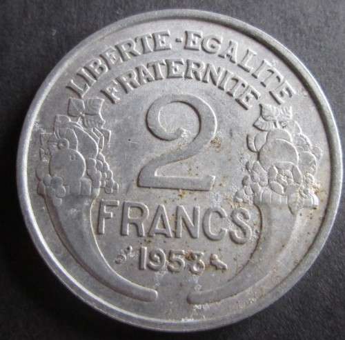 2 FRANCS 1958 FRANCE COIN - C43