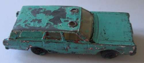 1971 MERCURY POLICE CAR No 55 LESNEY MADE IN ENGLAND