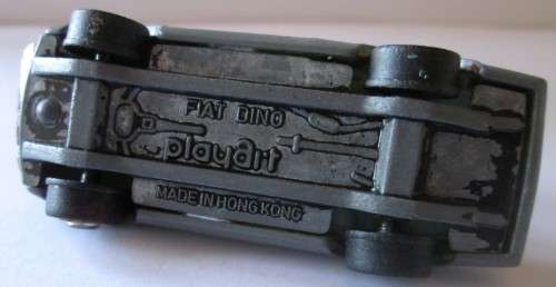 FIAT DINO CAR PLAYART MADE IN HONG KONG