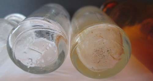 ASSORTED SMALL GLASS BOTTLES (LOT) - A69