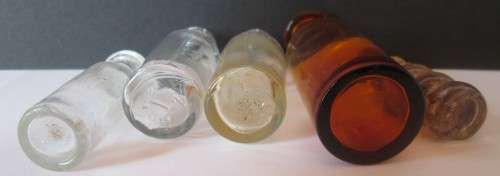 ASSORTED SMALL GLASS BOTTLES (LOT) - A69