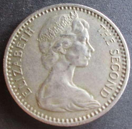 25 CENTS 1964 RHODESIA COIN - C2142
