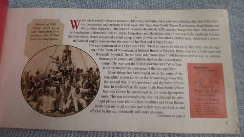 2002 ANGLO-BOER WAR SOUVENIR BOOKLET - A10