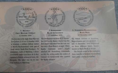 2002 ANGLO-BOER WAR SOUVENIR BOOKLET - A10