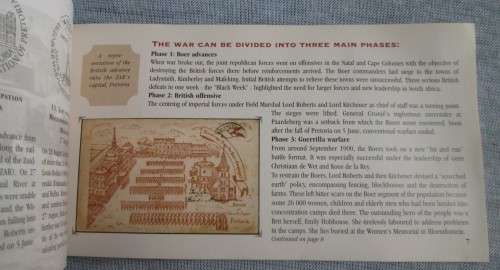 2002 ANGLO-BOER WAR SOUVENIR BOOKLET - A10