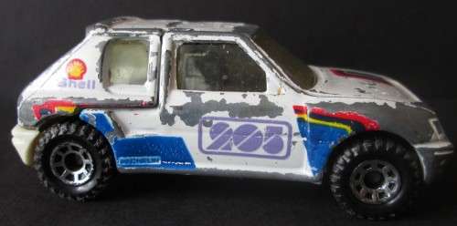 1984 PEUGEOT 2005 TURBO 16 MATCHBOX MADE IN CHINA - A131