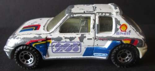 1984 PEUGEOT 2005 TURBO 16 MATCHBOX MADE IN CHINA - A131