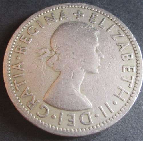 FLORIN (TWO SHILLING) 1956 GREAT BRITAIN COIN - C1794