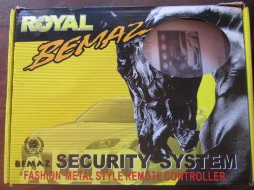 Bemaz Royal Car Security System remote Car 2 Remote Car Alarm with Entry Siren