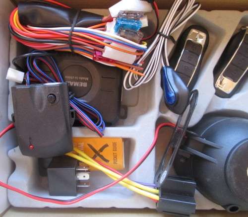 Bemaz Royal Car Security System remote Car 2 Remote Car Alarm with Entry Siren