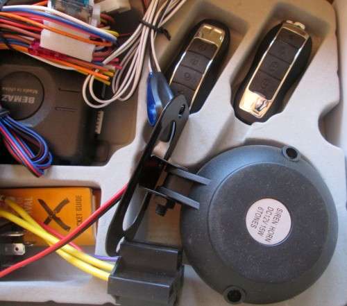 Bemaz Royal Car Security System remote Car 2 Remote Car Alarm with Entry Siren