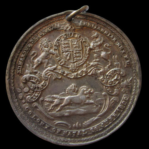 COLONY OF NATAL 1902 CORONATION OF KING EDWARD 7th *SILVER MEDAL* - RAKM/12