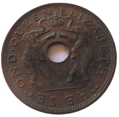 PENNY 1958 RHODESIA and NYASALAND COIN - RAK177