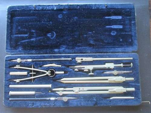 1920`s E.O. RICHTER & CO PRACISION D.P. DRAWING / DRAFTING SET