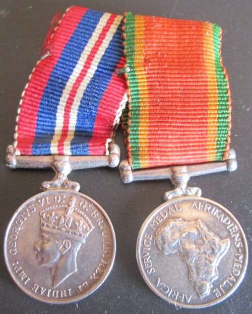 1939 to 1945 Medal Selection of a Family Group Thomlison