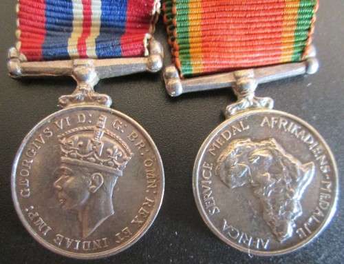 1939 to 1945 Medal Selection of a Family Group Thomlison