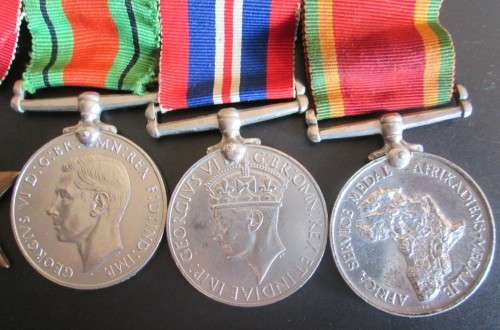 1939 to 1945 Medal Selection of a Family Group Thomlison