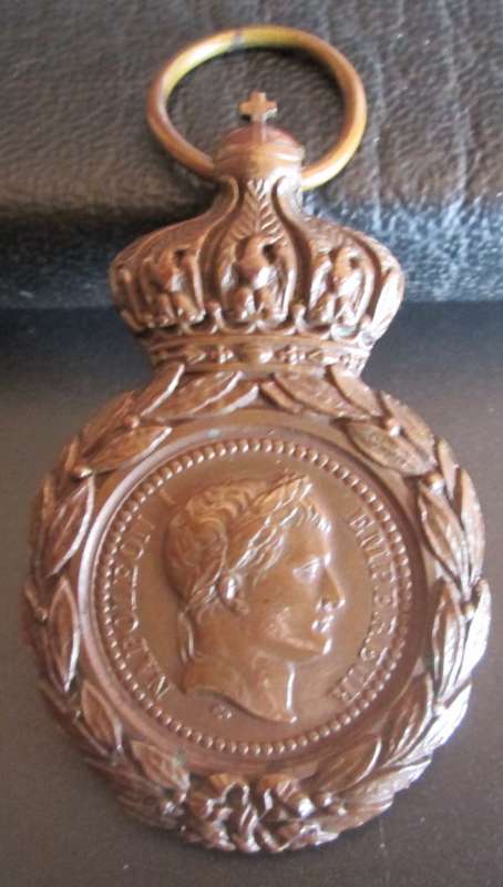 NAPOLEON I EMPEREUR  St HELENA 5 MAY 1921 MEDAL - RAK380 (32 gram/6 cm)