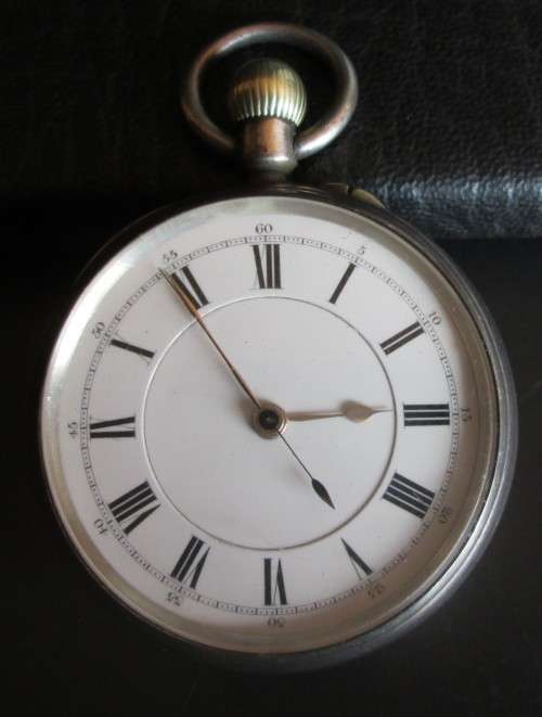 POCKET WATCH No 81629 WITH CREST /HALLMARK (121gram) - RAK382