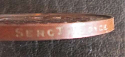 1912 Defense not Defiance Medal Name M.C.O.T.C Neville Trophy Sergt T.W. Joyce