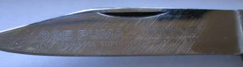 835 PUMA GERMANY 2 BLADE FOLDING POCKET KNIFE - RAK494