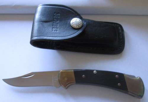BUCK 112 X HUNTER KNIFE WITH ORIGINAL POUCH - RAK94